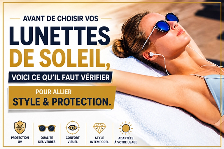 Clara opticienne Concept Optique Annonay conseils lunettes de soleil protection UV