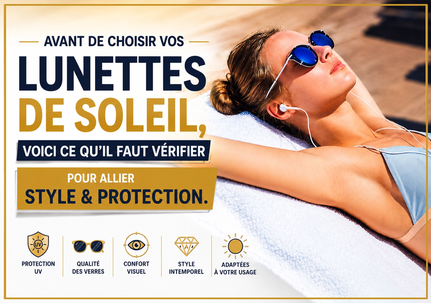 LMA – Comment bien choisir ses lunettes de soleil ?